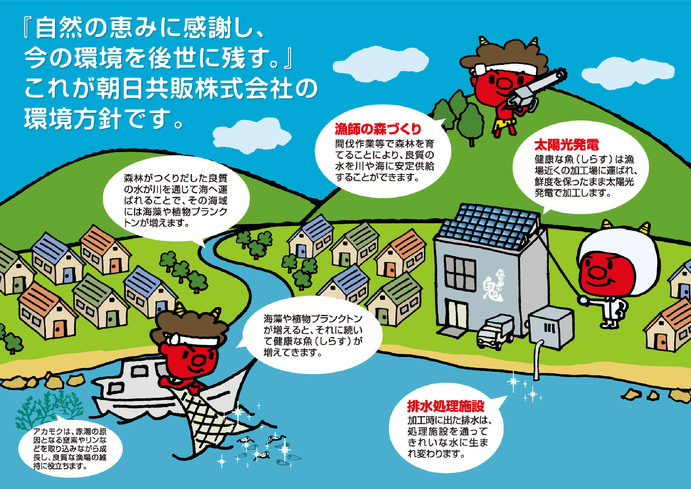 漁師が育てる森。森が育てる海。